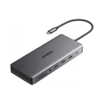 UGREEN USB-C dokk 4x USB, HDMI, DisplayPort, RJ45, SD, TF, 100W