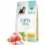 Kuivtoit suurtele t&auml;iskasvanud koertele Optimeal Chicken 12 kg