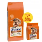 PURINA Dog Chow Mature Senior koeratoit lambalihaga, 14 kg + 2,5 kg
