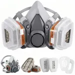Poolt&auml;is kaitsemask v&auml;rvimiseks N95 filtrite ja kassettidega