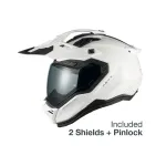 Motorratturi kiiver Nexx X.Rally Pro Carbon, valge, suurus XL