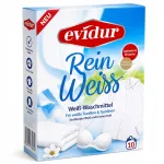 Pesupulber valgetele r&otilde;ivastele Evidur Rein Weiss, 0,6 kg, plekieemaldajaga, 10 pesukorda