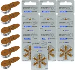 Kuuldeaparaadi patareid Power One Varta p312 / 312 / PR41, 60 tk