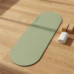 Roheline ovaalne spordimatt, 70&times;180 cm, eriti vastupidav