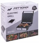 Elektriline grill 2000 W panini ja v&otilde;ileibade jaoks, avaneb t&auml;ielikult