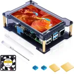 Puuteekraan koos korpusega Miuzei Raspberry Pi 4, 4 tolli