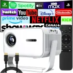 Projektor k&otilde;lariga, Android, HDMI, WiFi, Full HD LED