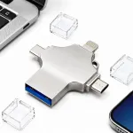 256GB 4-&uuml;hes USB m&auml;lupulk, USB-C ja Micro USB, telefonidele ja arvutitele
