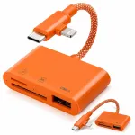 3-in-1 SD/microSD kaardilugeja USB-A 2.0 480 MB/s