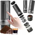 Juhtmevaba espresso kohvimasin CERA+ PCM03S-MAX, jahvatatud kohvile