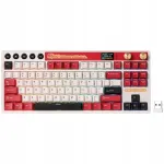 Royal Kludge M87 mehaaniline klaviatuur, TKL, Famicom, Cream l&uuml;litid, USA klaviatuuripaigutus
