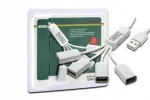 USB jaotur DIGITUS Spider DA-70216, 4 pesa, valge, passiivne