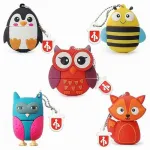 USB m&auml;lupulk 32GB, silikoonist loomakesed lastele, 5 tk