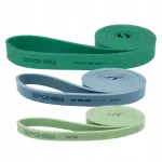 Spokey Power Set lateksist treeningkummid, 3 tk, 3 vastupanutasandit, kuni 30 kg