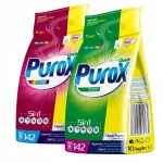 Pesupulbri komplekt PUROX Universal ja PUROX Color, 2 x 10 kg