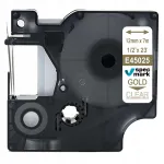 DYMO D1 45025 l&auml;bipaistev liimiv&ouml;&ouml;, 12 mm x 7 m, kuldne tr&uuml;kk
