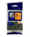 Brother TZ2-B31, TZe-B31 isekleepuv lint, 12 mm, oranž fluorestseeruv