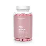 Naistele m&otilde;eldud toidulisand BeastPink Omega 3, koens&uuml;&uuml;m Q10, 90 kapslit