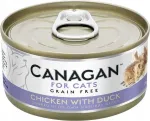 CANAGAN m&auml;rg kassitoit kanalihaga ja pardilihaga, 75 g