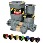 Paracord n&ouml;&ouml;r EDCX 4 mm, tumehall, 50 m