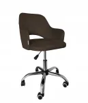Kontoritool ratastega Milano MG05, pruun