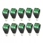 12 V DC toite&uuml;henduste komplekt, 5,5 x 2,1 mm, 10 tk. (pistikud ja pesad)