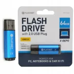 USB-m&auml;lupulk PLATINET X-Depo 64GB, sinine, alumiinium