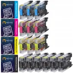 Brother LC1240/LC1280 XL tindikassetid, 15 tk, sobivad DCP-J525W, DCP-J725DW, MFC-J6710DW printeritele