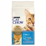 Kuiv kassitoit Purina CAT CHOW 3in1 kalkunilihaga, 15 kg