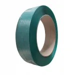 Pol&uuml;estrist PET-teip 15,5 mm x 0,76 mm x 1400 m, roheline, sooneline