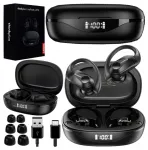 Juhtmevabad Bluetooth k&otilde;rvaklapid Lenovo LP75 Thinkplus, sportimiseks, k&otilde;rvade taga