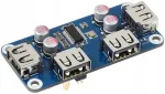 USB ja Ethernet jagaja Waveshare 20317, sobib Raspberry Pi, 4x USB 2.0