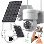 V&auml;litingimuste p&auml;ikeseenergial t&ouml;&ouml;tav IP WiFi kaamera, 4MP, p&ouml;&ouml;ratav, Full HD+ valveks