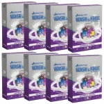 Pesupulber WASH&FREE Marseille seebiga, 8 x 400 g, 7 pesu