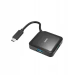 USB jagaja Hama Compact, USB-C, 4x USB-A 3.1 GEN1, must