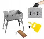 Kokkupandav s&uuml;si mangal-kohver 6 vardale, 2 mm metall, kingitustega