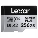 M&auml;lukaart Lexar microSDXC Professional SILVER Plus UHS-I V30 256GB