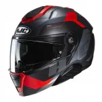 Mootorratta kiiver HJC i91 Carst MC1SF, must/punane, suurus M