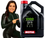 Mootori&otilde;li MOTUL 10W30 4L 5100 4T mootorratastele
