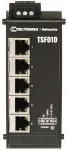 T&ouml;&ouml;stuslik l&uuml;liti Teltonika TSF010, 5 Etherneti pesa, DIN-r&ouml;&ouml;bastele monteeritav