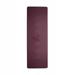 Yogi & Yogini 3 mm jooga matt, Kuu faaside mustriga, baklažaani v&auml;rv