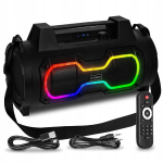 Traadita helik&otilde;lar 50W, Bluetooth, USB, AUX, raadio, puldiga, mitmes v&auml;rvitoonis