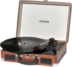 Patefon Denver VPL-120, pruun, retrostiilis