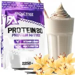 ProActive Protein 80 valgupulber VANILLA 2250g