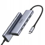Multifunktsionaalne USB-C 6-in-1 hub: USB, HDMI, SD, TF, hall