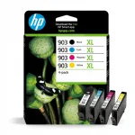 HP 903XL tindikassettide komplekt must ja v&auml;rvilised, Officejet 6950, 6960, 6970