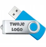 USB-m&auml;lupulk TWISTER 64 GB, 3.0, logoga