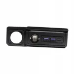 Autosse paigaldatav USB hub laadija, paigaldus vasakule k&uuml;ljele