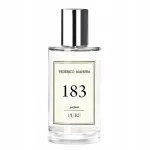 FM 183 Pure 20% naiste parf&uuml;&uuml;mvesi 50 ml, lilleline, j&otilde;hvikas, kakao, roosi ja pačuli aroom