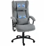 Kontoritool HOMCOM massaaži- ja kiikumisfunktsiooniga, ergonoomiline